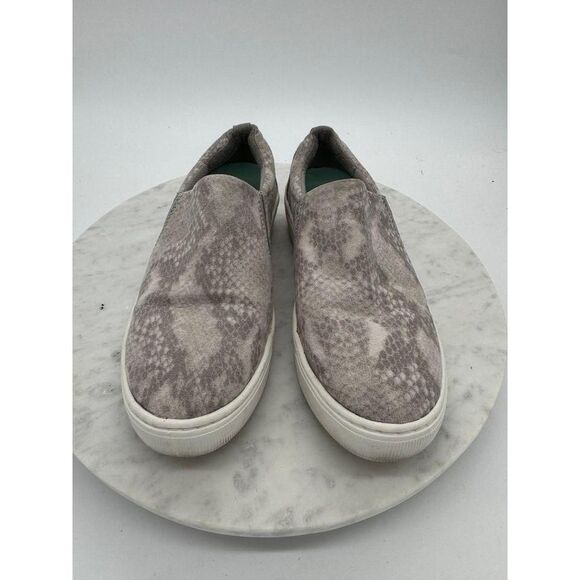 Dr.‎ Scholls Womens Do It Right Slip On Shoe Grey Snakeskin Pattern Size 7 - Picture 1 of 8